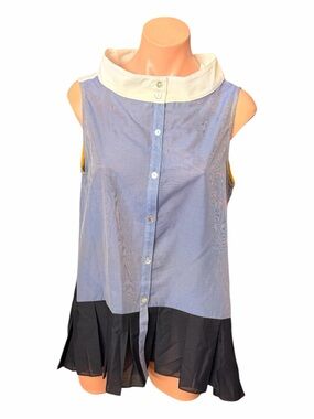 Khatarine Kidd Sleeveless Colorblock Top size M NWT